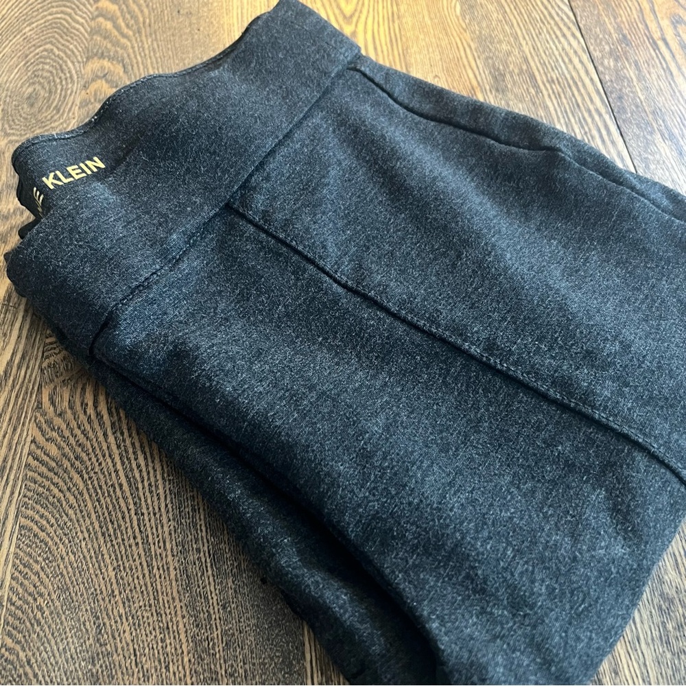 Anne Klein Charcoal Gray Leggings Lg - Picture 4 of 4